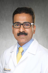 Photo of Abey Eapen, MBBS, DRCOG, PhD, FCRI